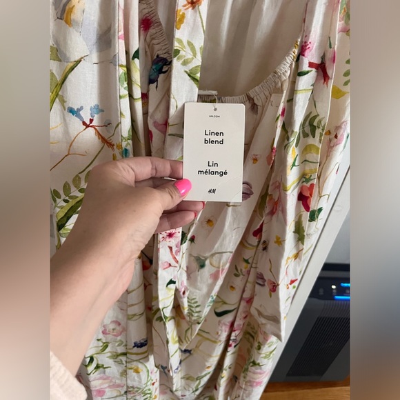 Pretty floral linen dress - Picture 5 of 6